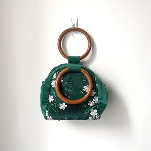 Embroidered Clutch Bag